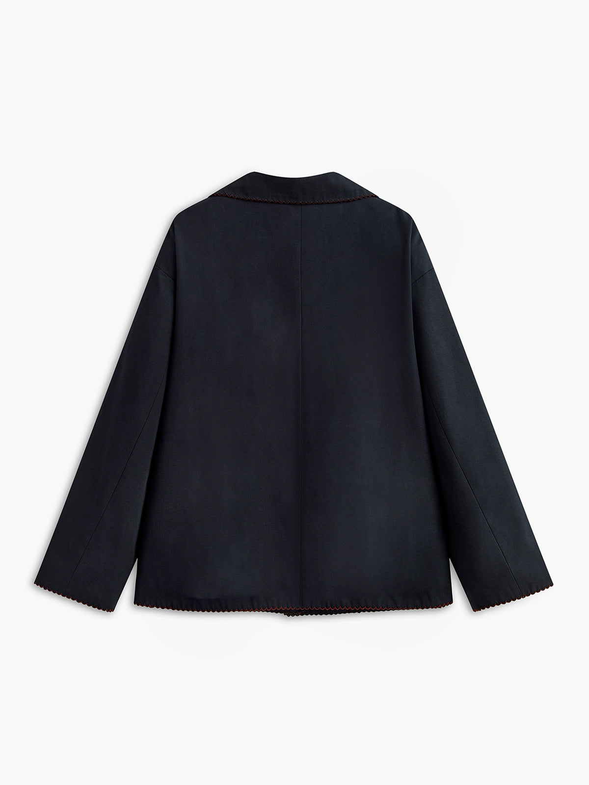 Boheme Embroidery Lapel Jacket-Mesadic