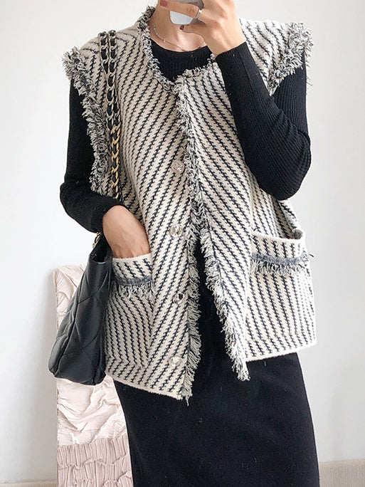 Elegant Tassel Vest-Trafni