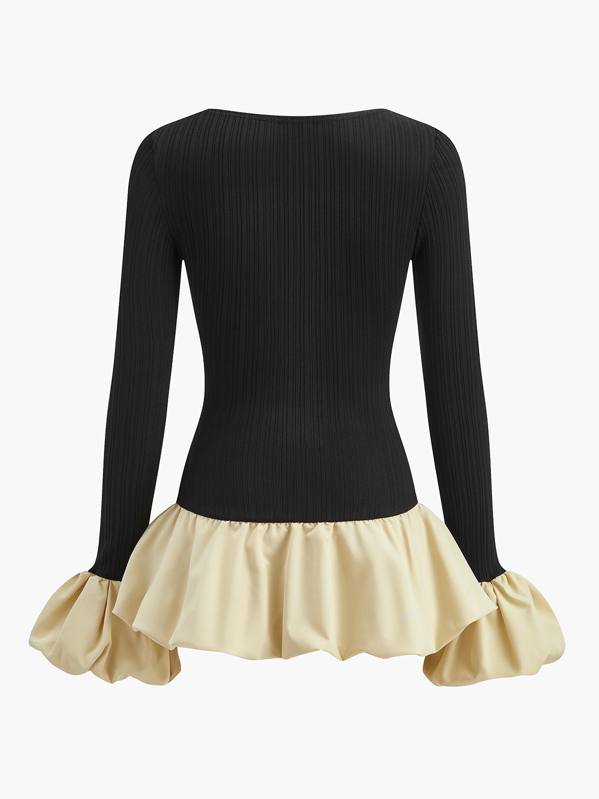 Bud Waist Panel Short Dress-Mesadic