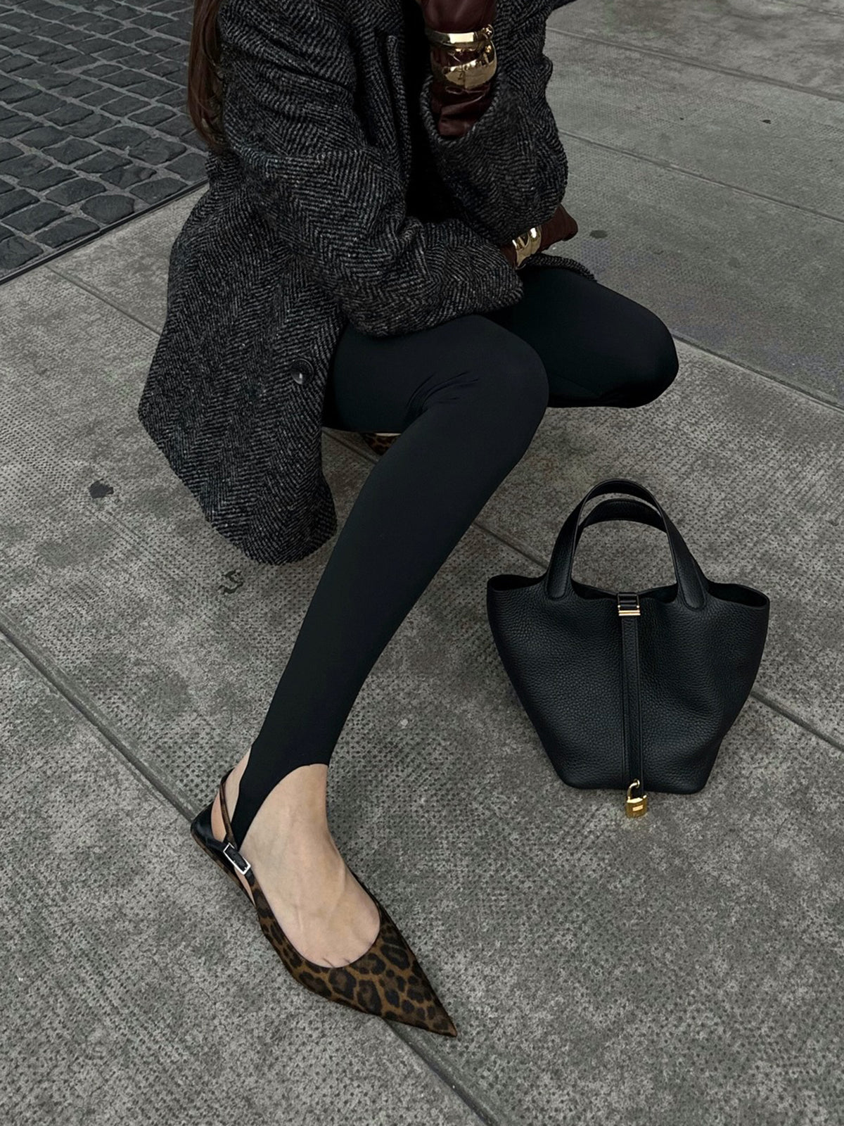 Leopard Kitten Slingback Pumps-Mesadic