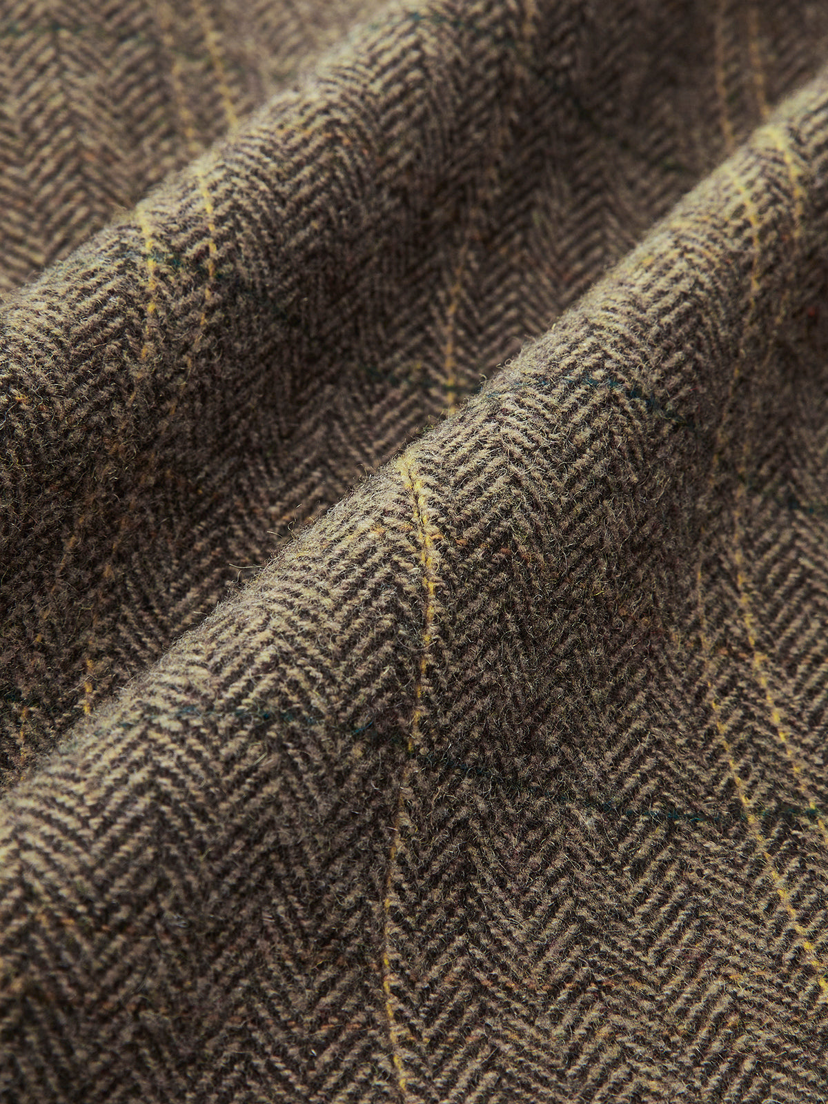 Color Block Checked Button Jacket-Mesadic