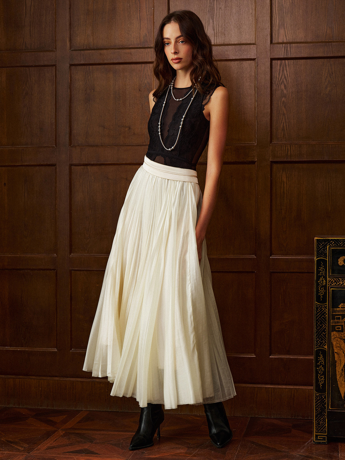 Backless Lace Bodysuit-Trafni