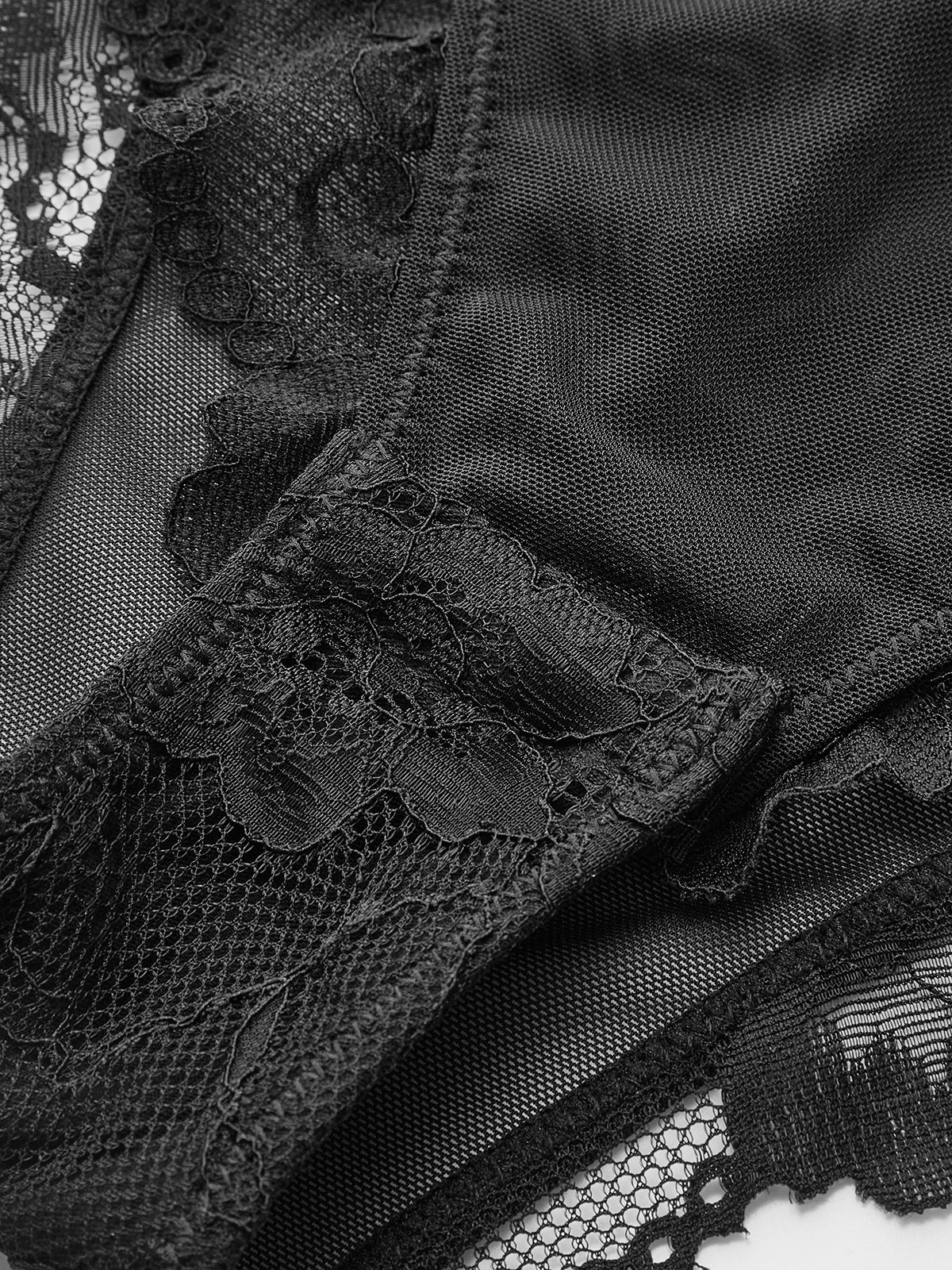 Backless Lace Bodysuit-Trafni