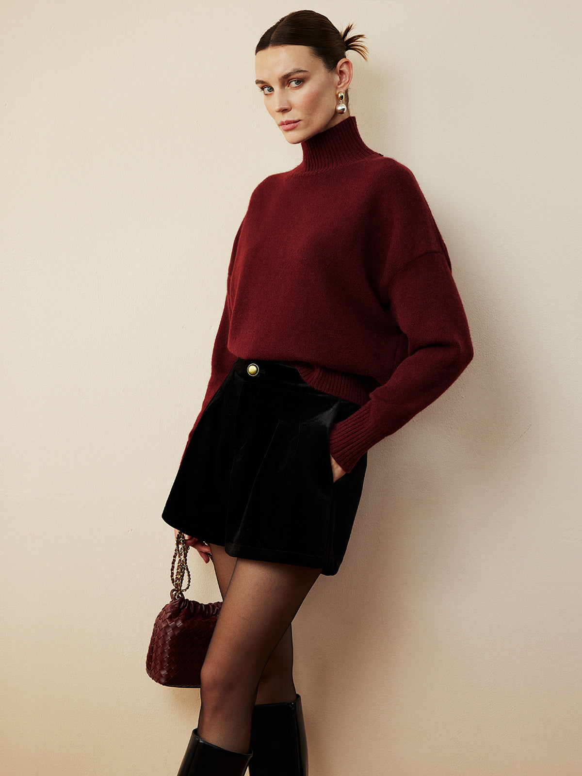 Velvet Cozy Shorts-Mesadic
