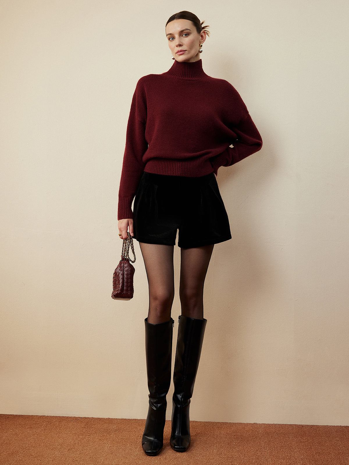 Velvet Cozy Shorts-Mesadic