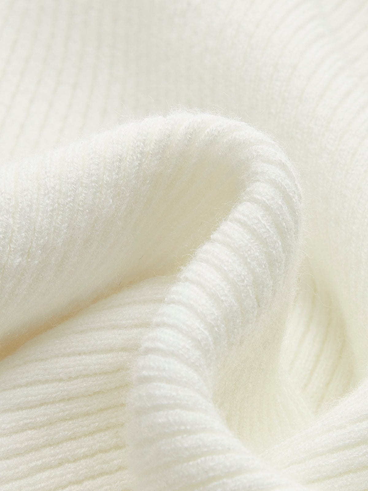 Shoulder-Cutout Ribbed Crop Sweater-Trafni