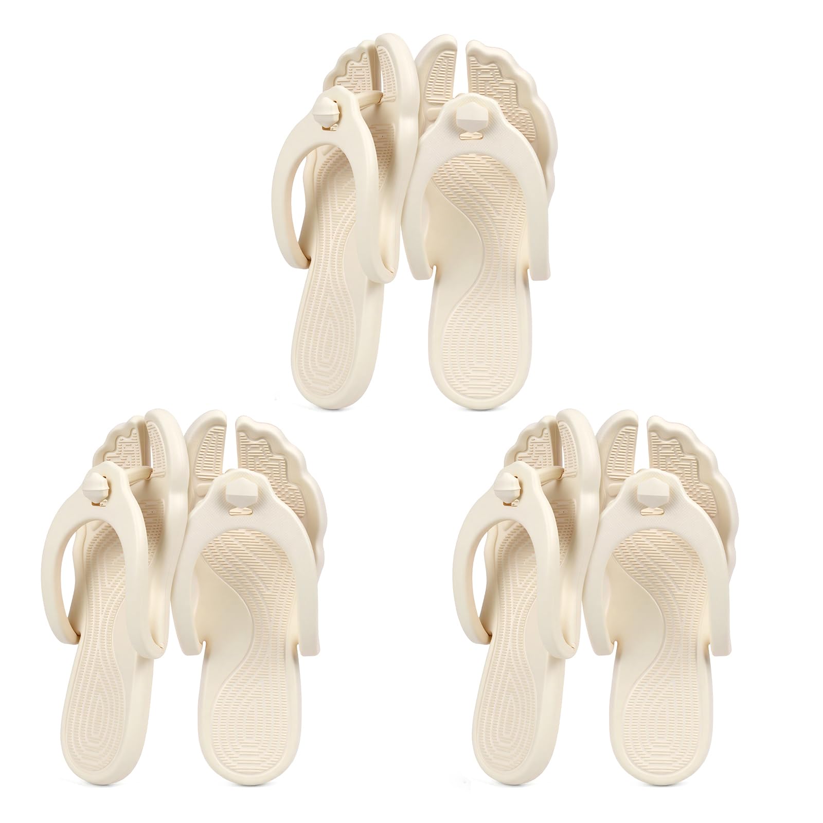 Foldable Travel Flip Flops ✈️ Lightweight Non-Slip Sandals