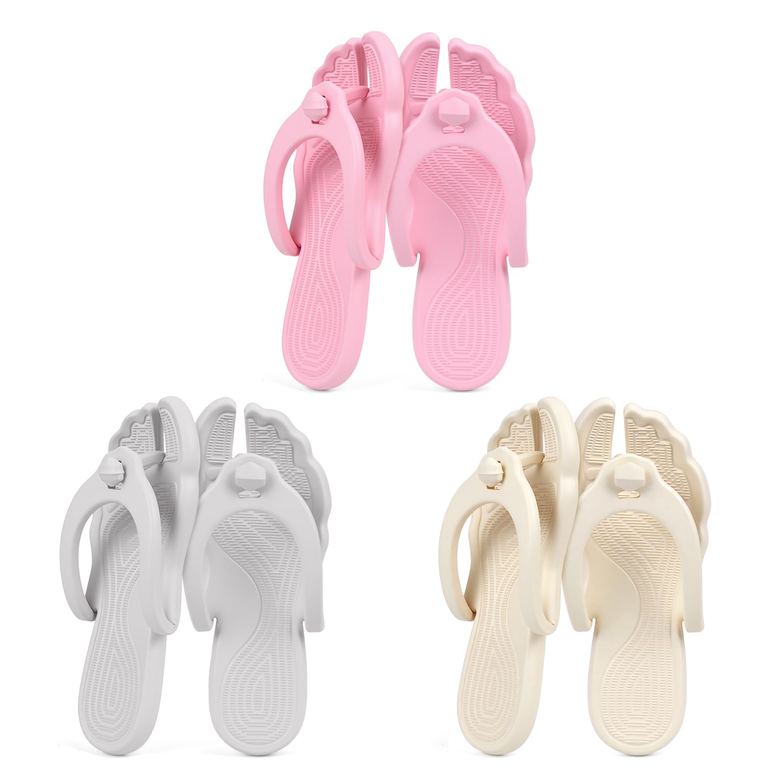 Foldable Travel Flip Flops ✈️ Lightweight Non-Slip Sandals