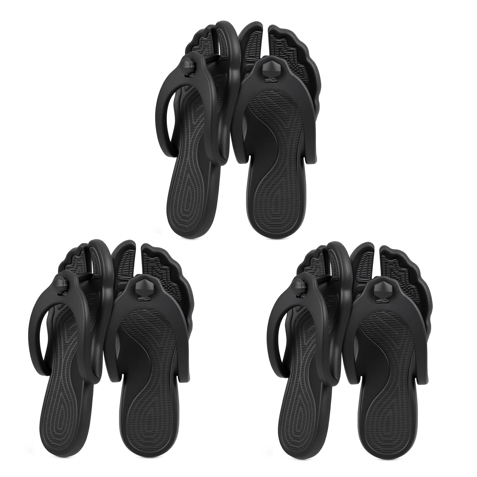 Foldable Travel Flip Flops ✈️ Lightweight Non-Slip Sandals