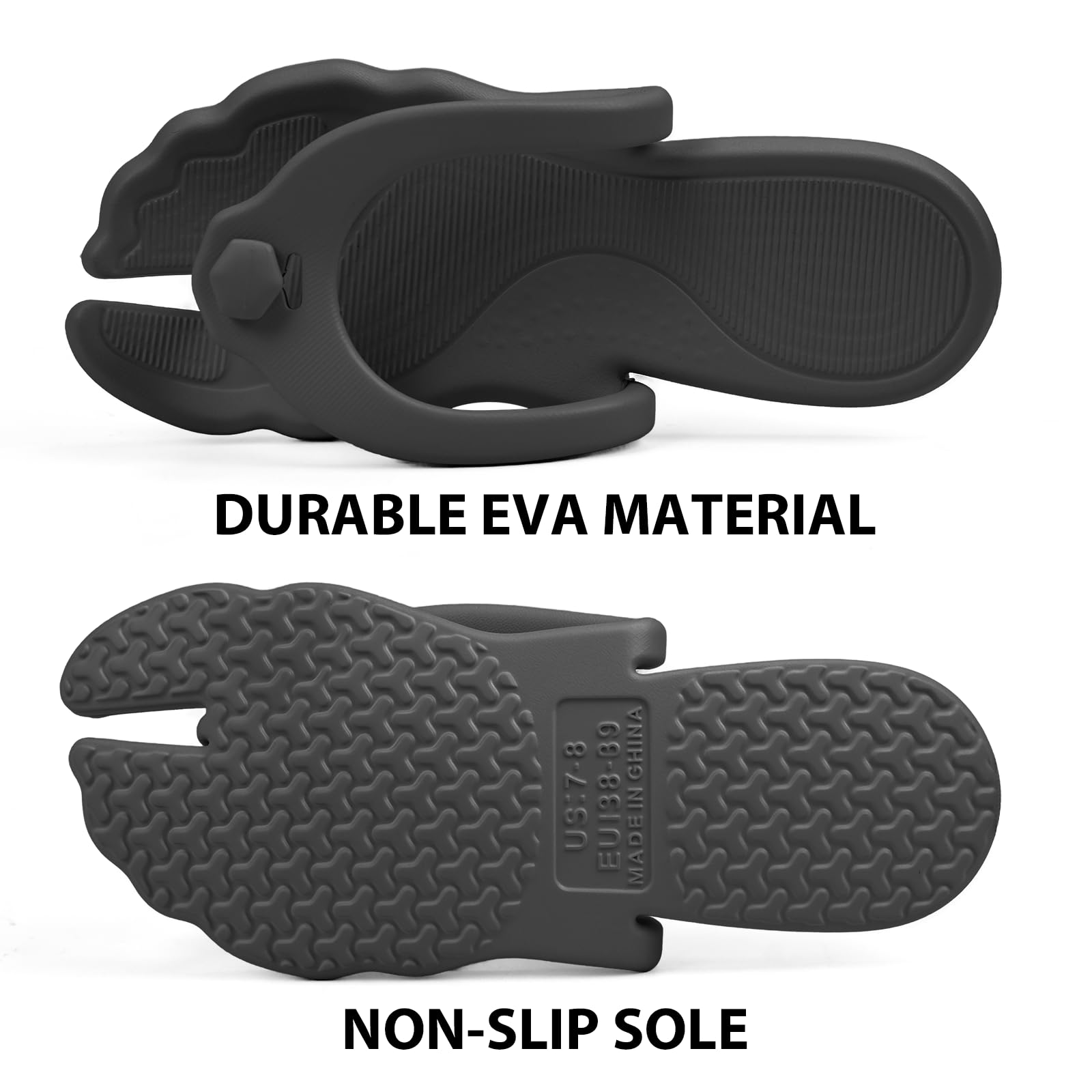 Foldable Travel Flip Flops ✈️ Lightweight Non-Slip Sandals