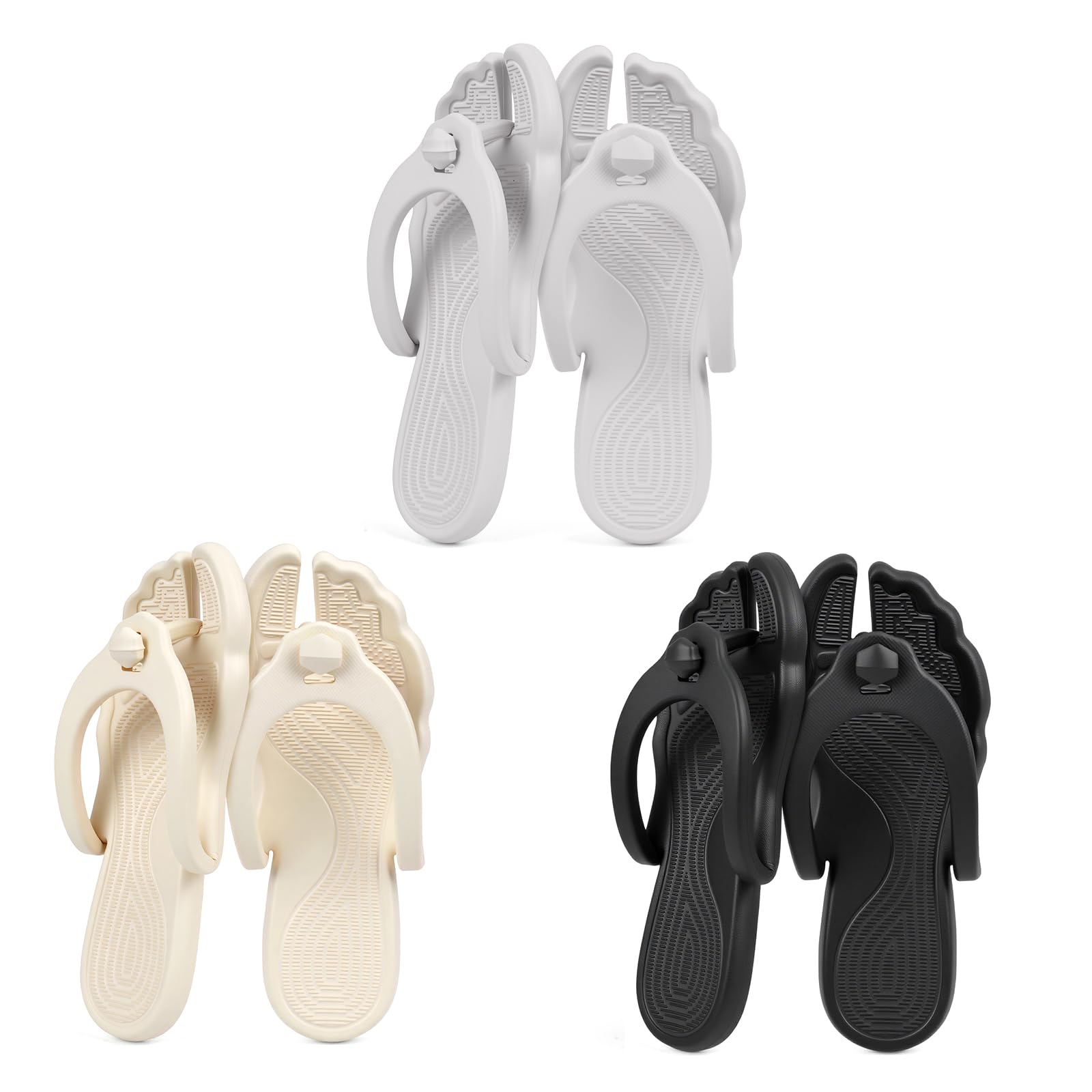 Foldable Travel Flip Flops ✈️ Lightweight Non-Slip Sandals