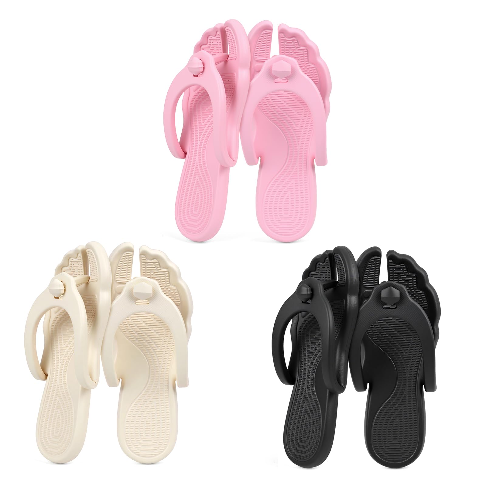 Foldable Travel Flip Flops ✈️ Lightweight Non-Slip Sandals