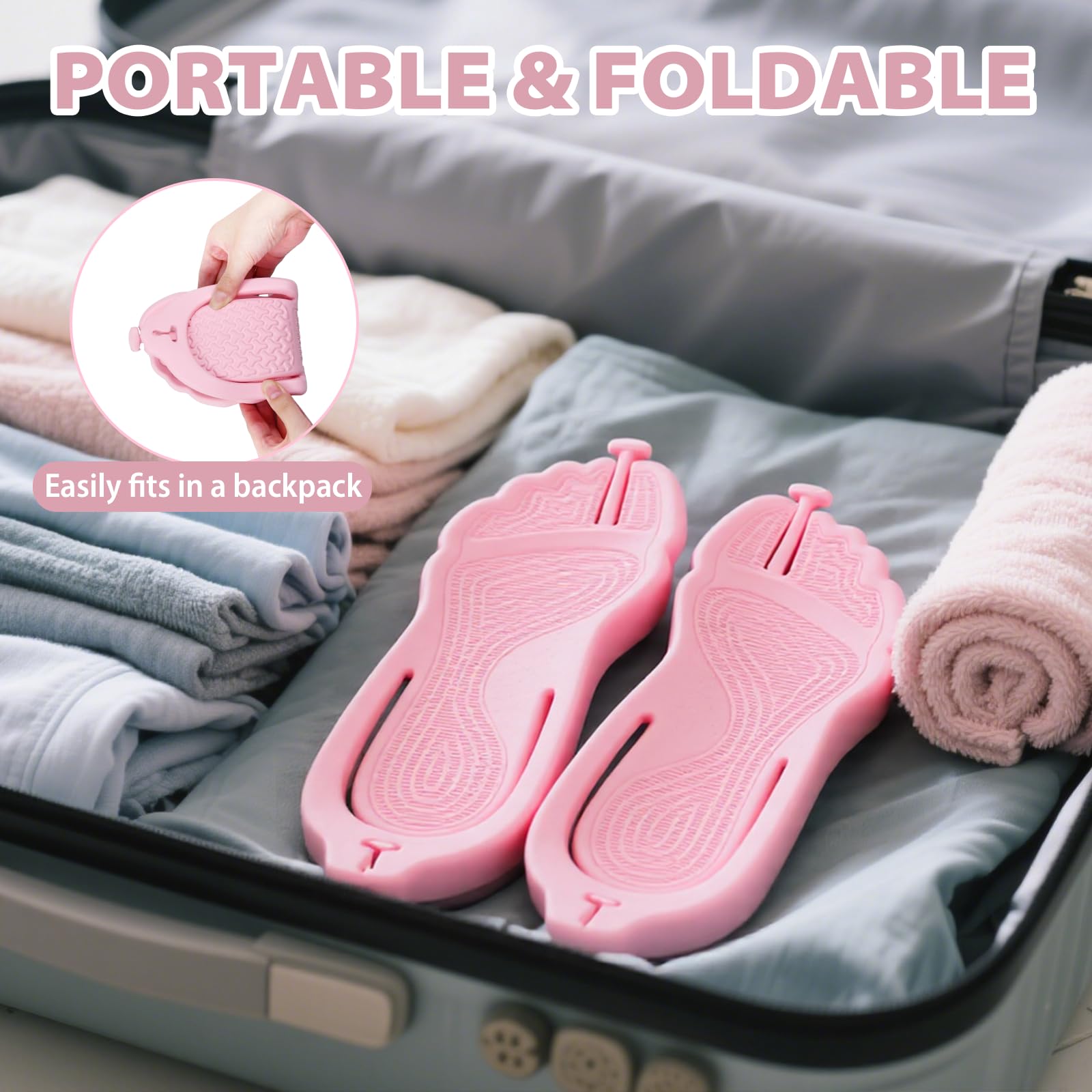Foldable Travel Flip Flops ✈️ Lightweight Non-Slip Sandals