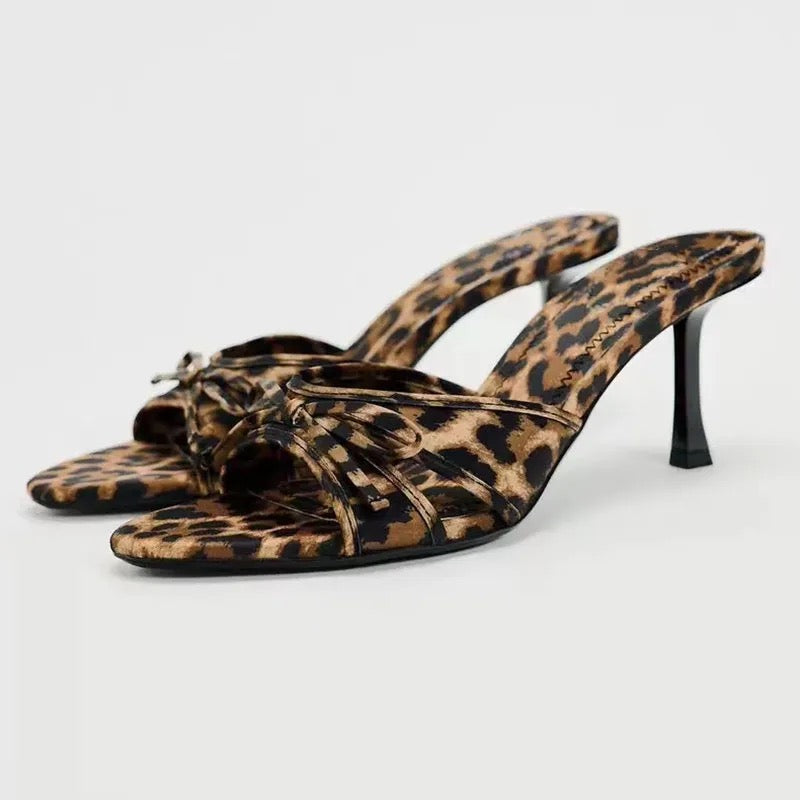 Azira - Leopard Print High Heels-CALLISTARI