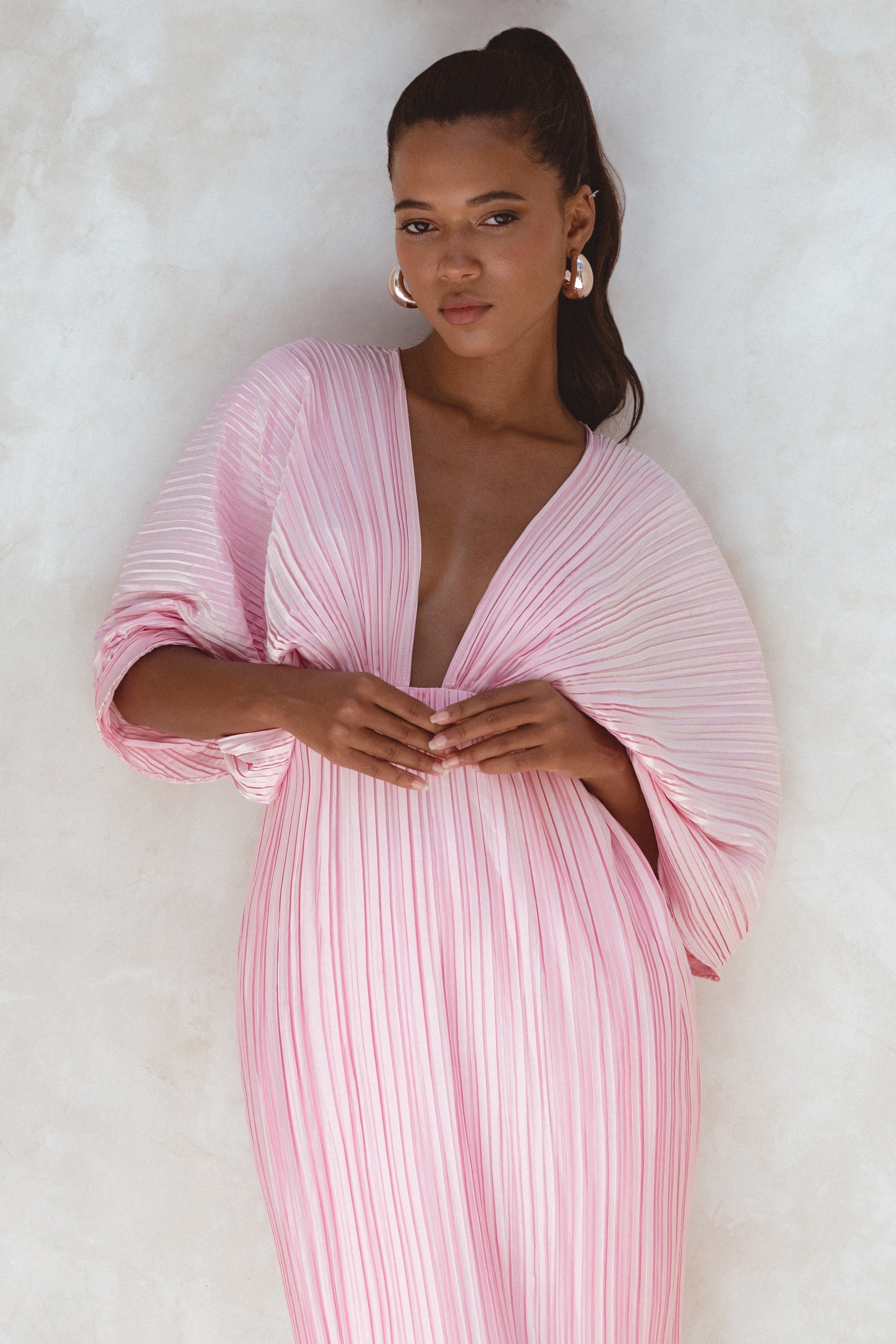 Callistari pin pleated dress-CALLISTARI