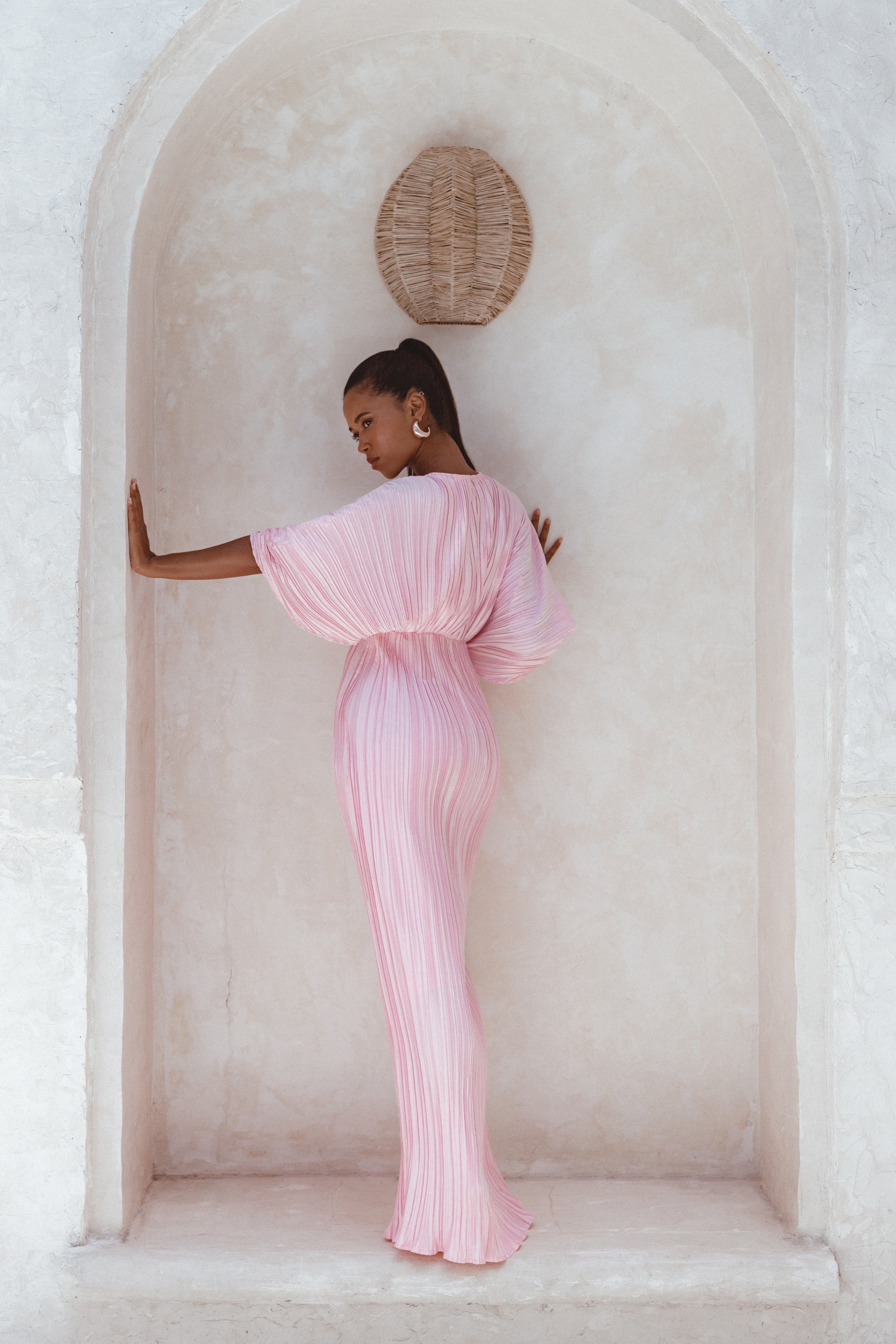 Callistari pin pleated dress-CALLISTARI