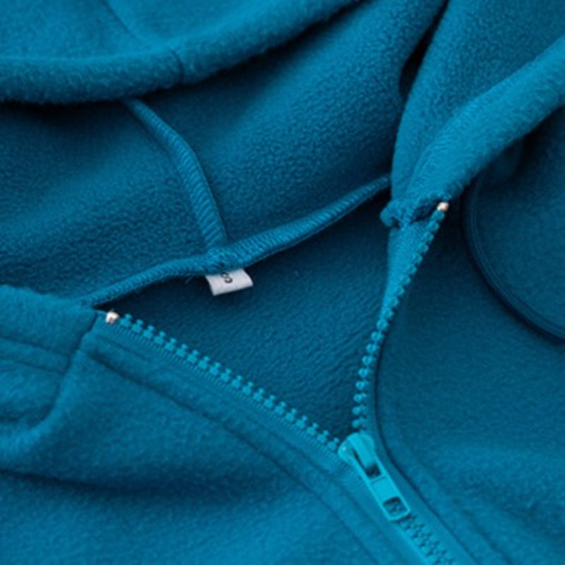 Casual Zipper Hooded Loose Cardigan Jacket-CALLISTARI