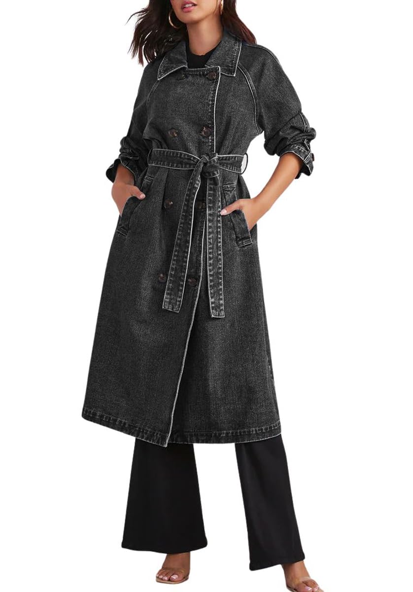 Light linen dress with and denim jacket-CALLISTARI