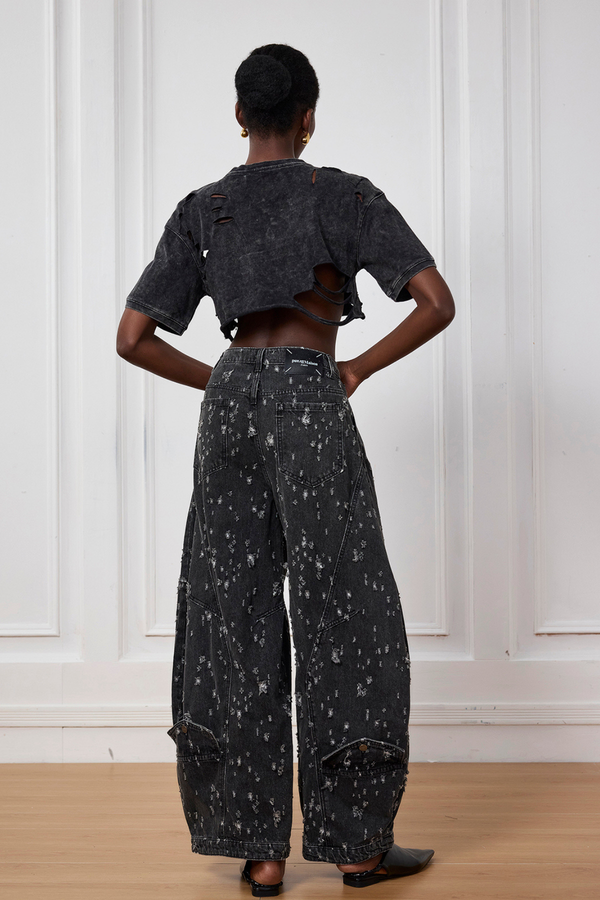 Torn Asymmetric Jeans