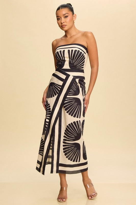 Resort Print Maxi Dress