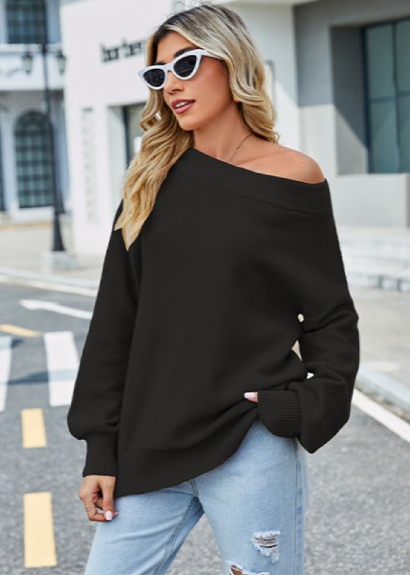 Elegant Stylish Plain Sweater-CALLISTARI