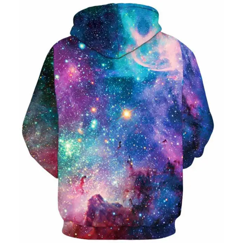 Galaxy Aura Casual 3D Printed Hoodie-CALLISTARI