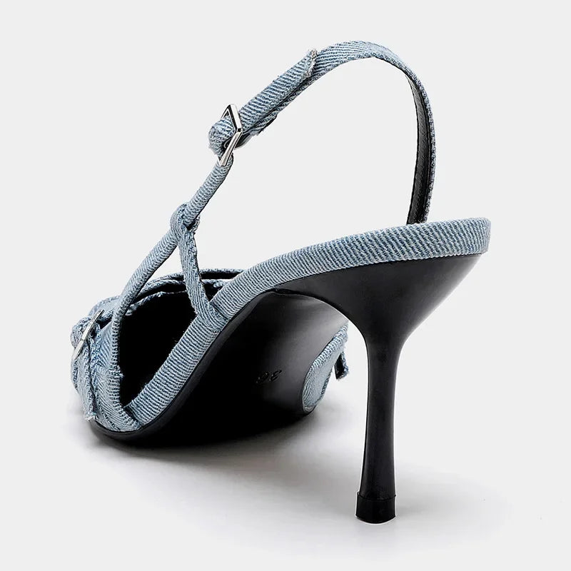 Virelle - Denim Heels-CALLISTARI