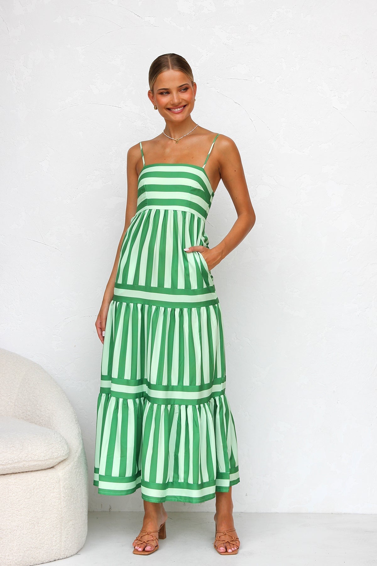 Laina Dress GREEN-CALLISTARI