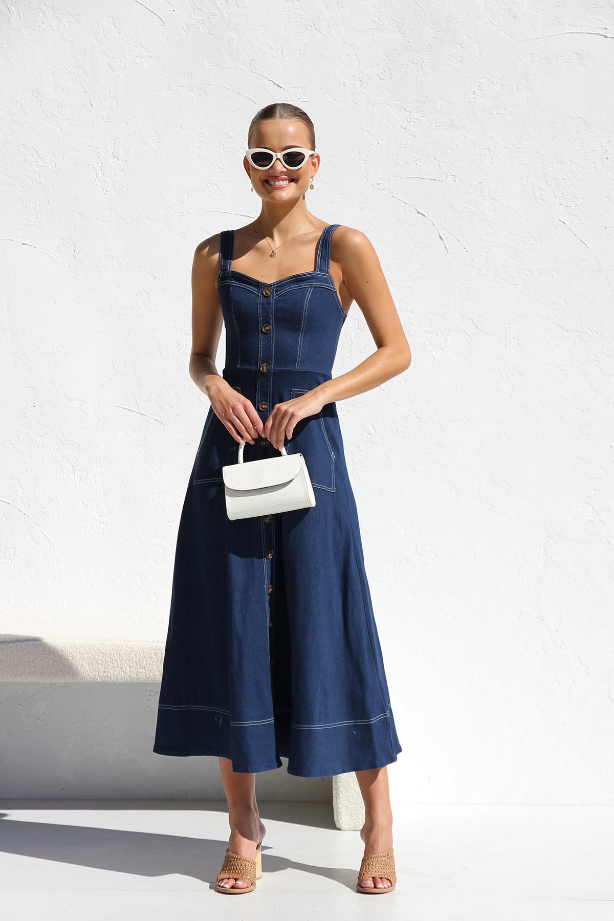 Danielle Dress INDIGO DENIM-CALLISTARI
