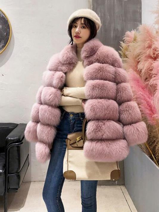 Boss Bubble Faux Fur Coat-CALLISTARI