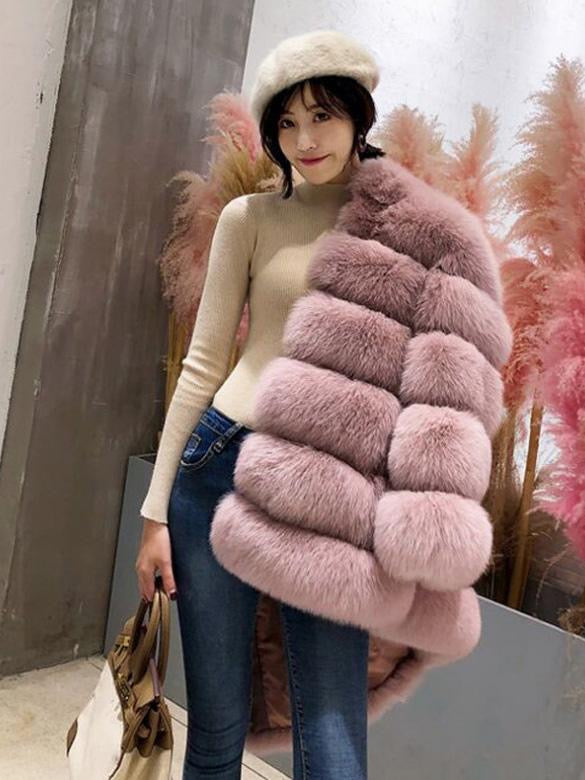 Boss Bubble Faux Fur Coat-CALLISTARI