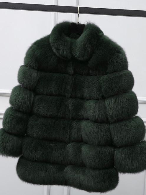Boss Bubble Faux Fur Coat-CALLISTARI