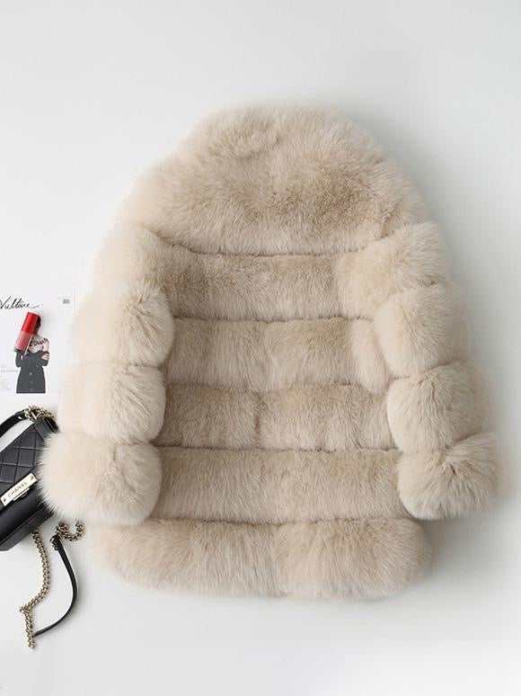 Boss Bubble Faux Fur Coat-CALLISTARI