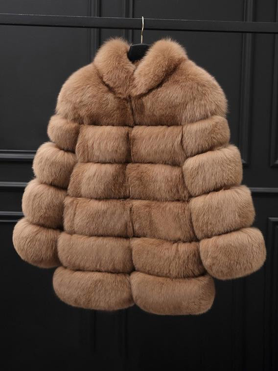Boss Bubble Faux Fur Coat-CALLISTARI