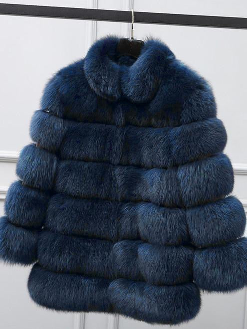 Boss Bubble Faux Fur Coat-CALLISTARI