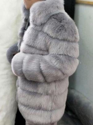 Boss Bubble Faux Fur Coat-CALLISTARI