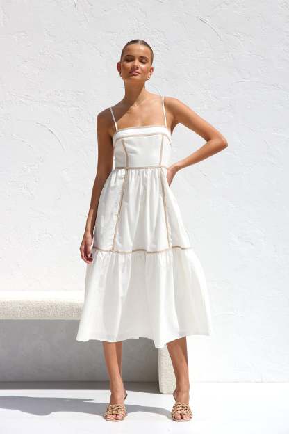 Quincy Dress WHITE-CALLISTARI