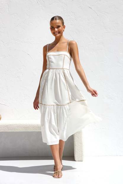 Quincy Dress WHITE-CALLISTARI