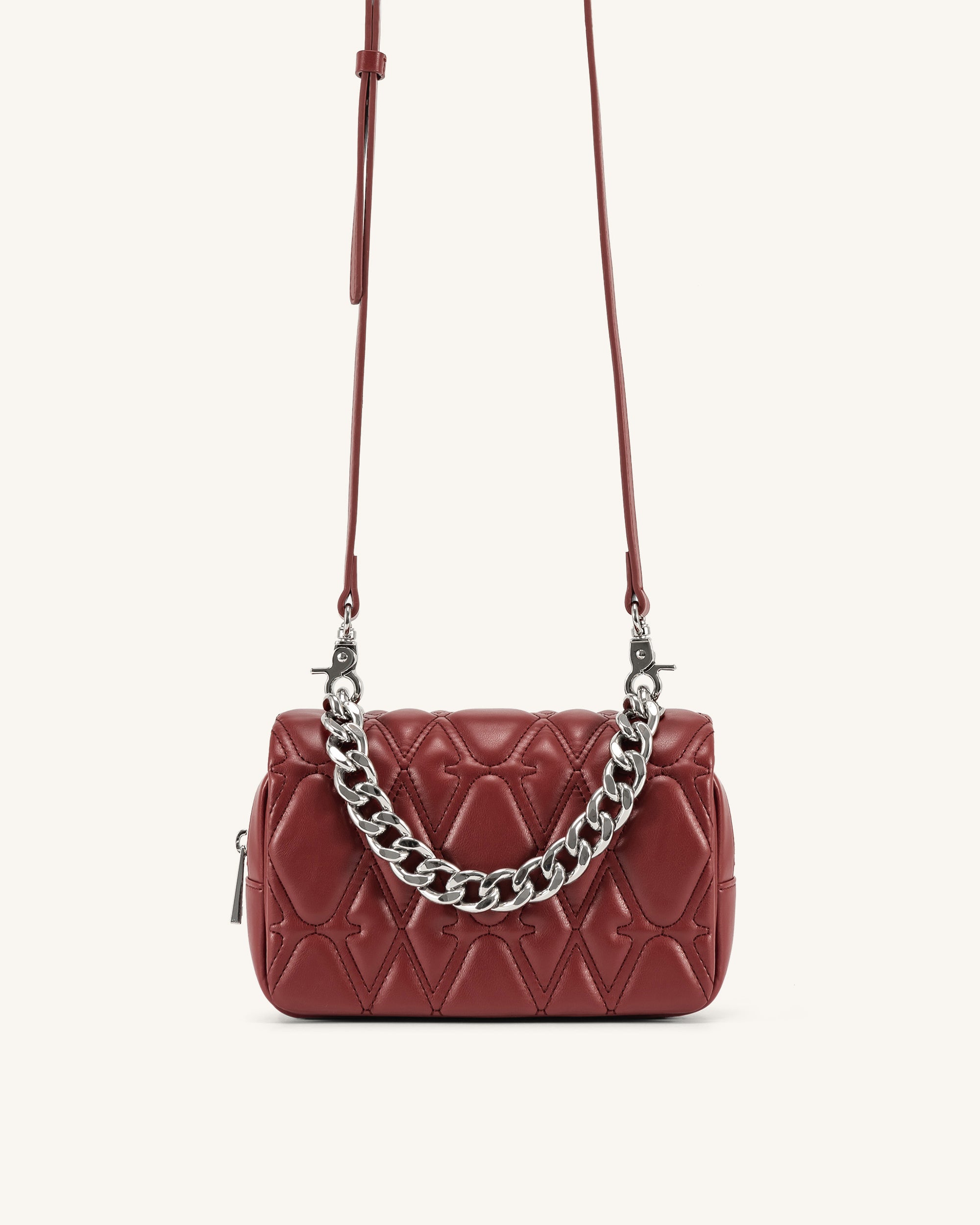 Nora Crossbody Bag - Wine Red-Mesadic