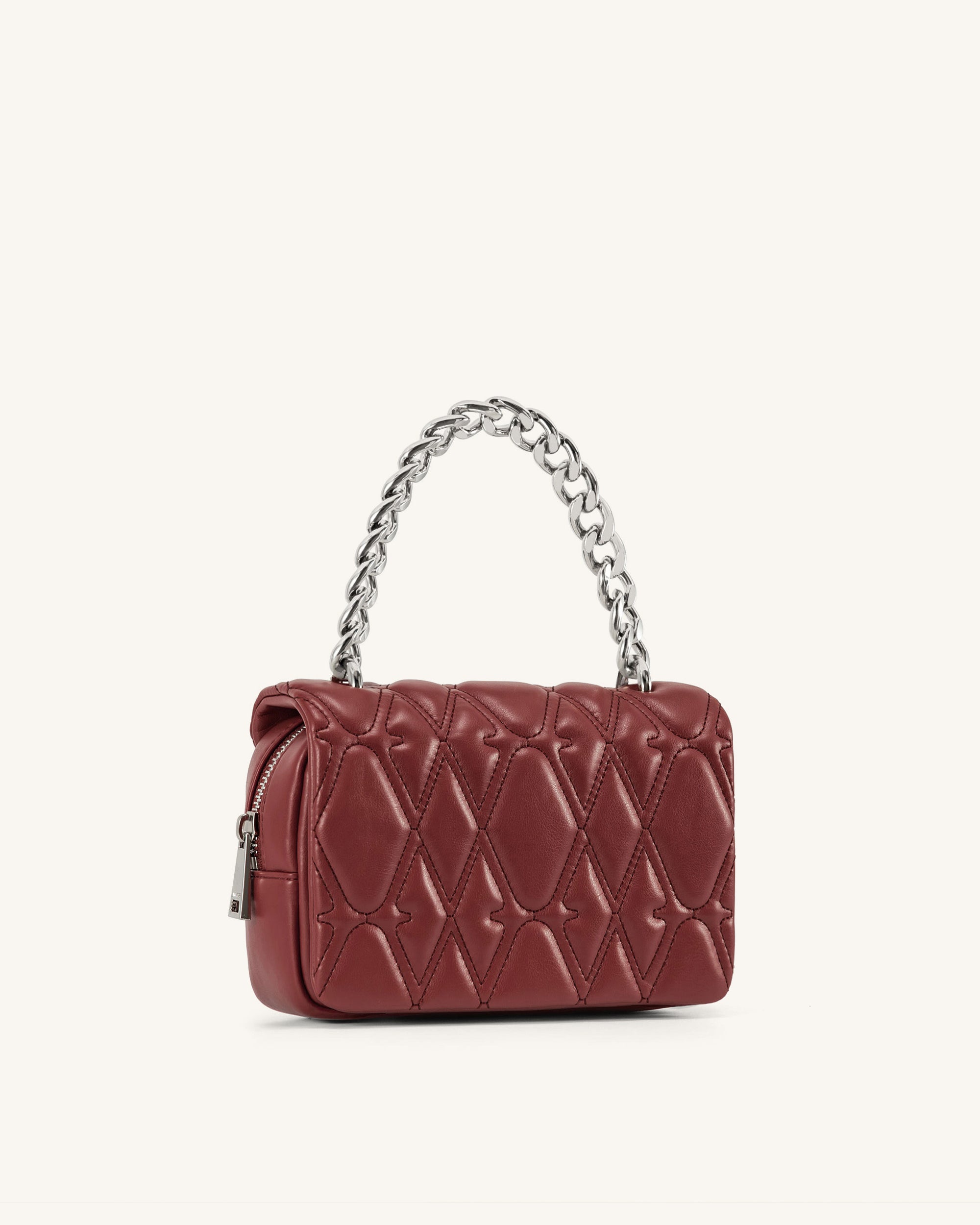 Nora Crossbody Bag - Wine Red-Mesadic
