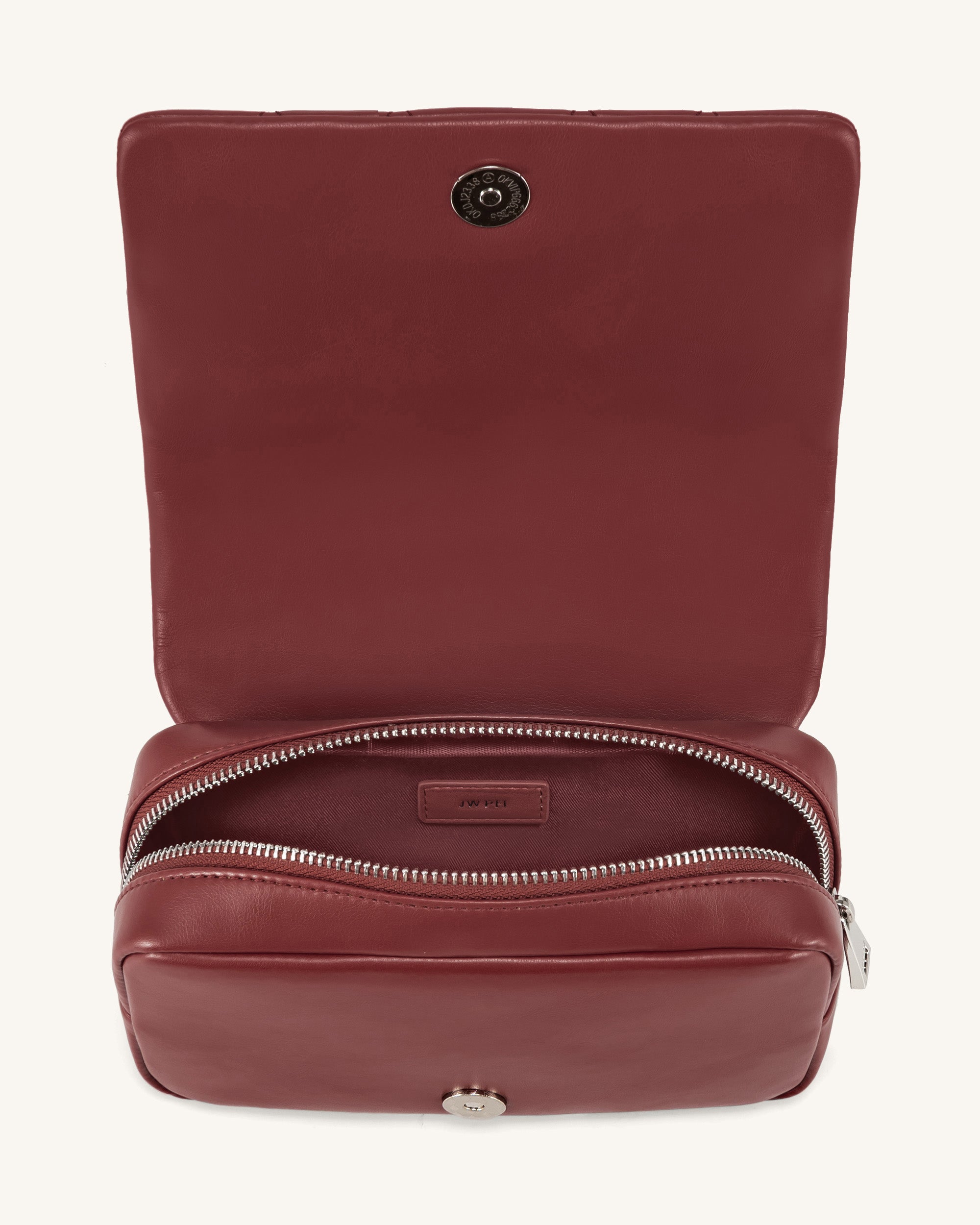 Nora Crossbody Bag - Wine Red-Mesadic