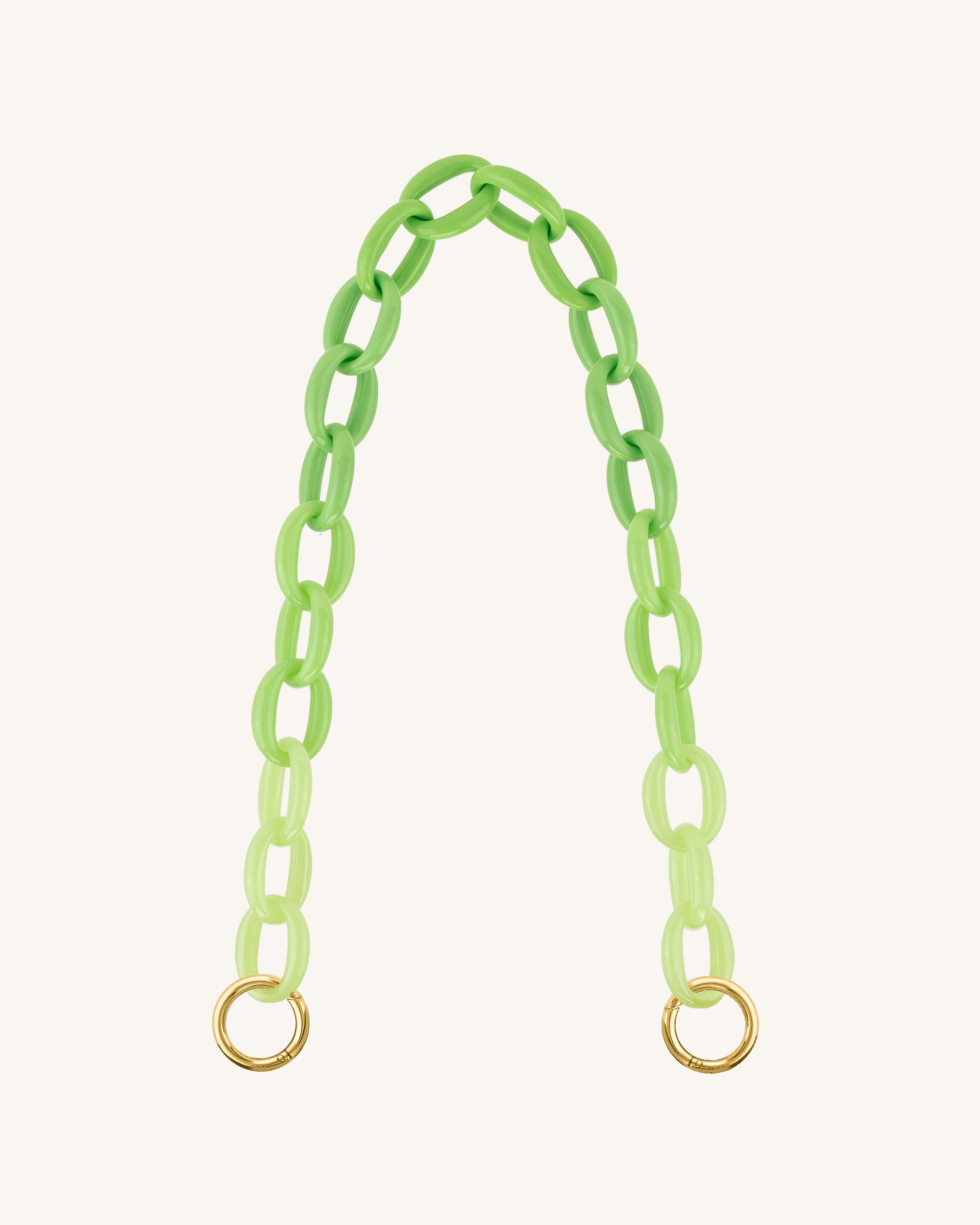Mya Gradient Acrylic Chain Strap - Green-Mesadic