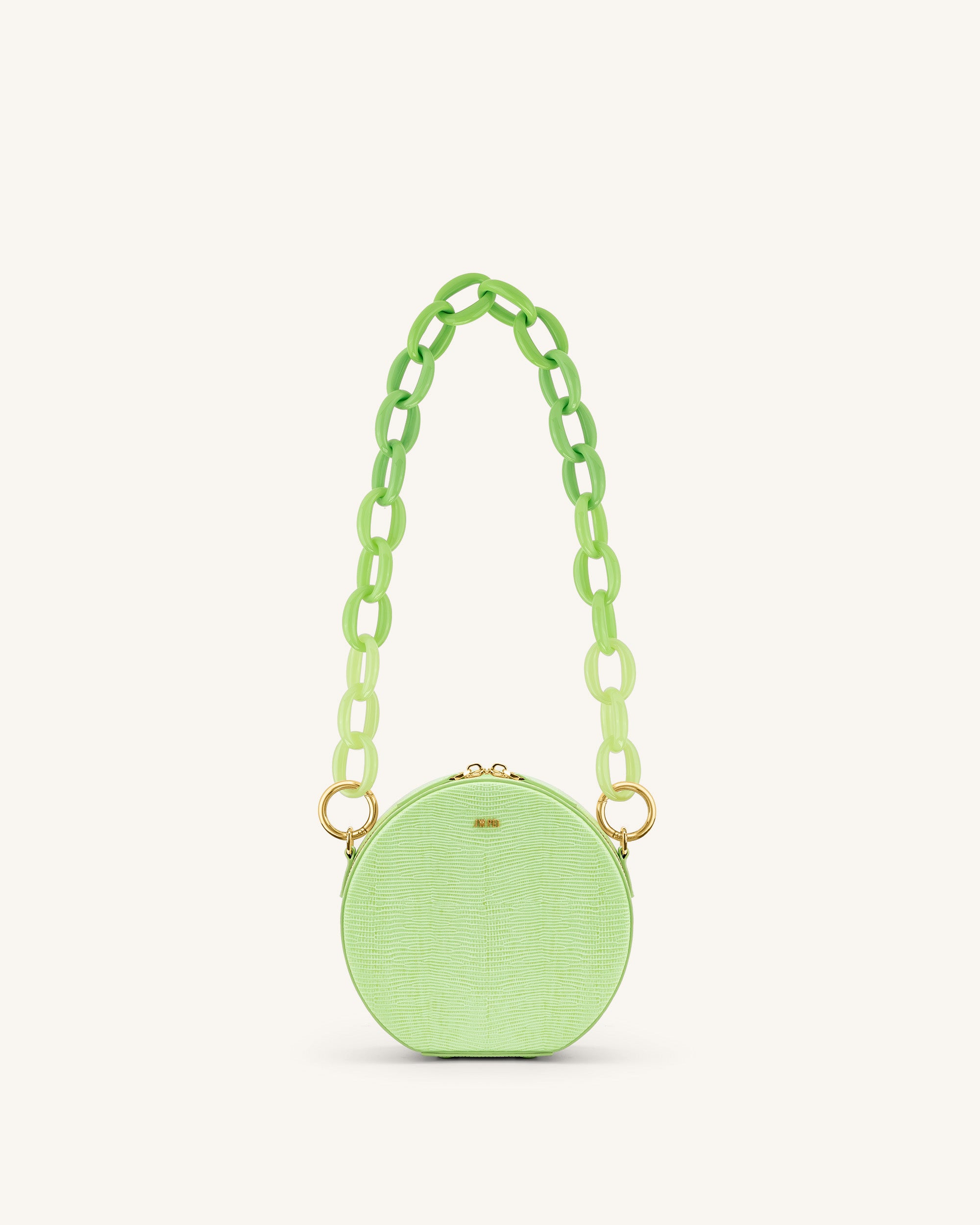 Mya Gradient Acrylic Chain Strap - Green-Mesadic