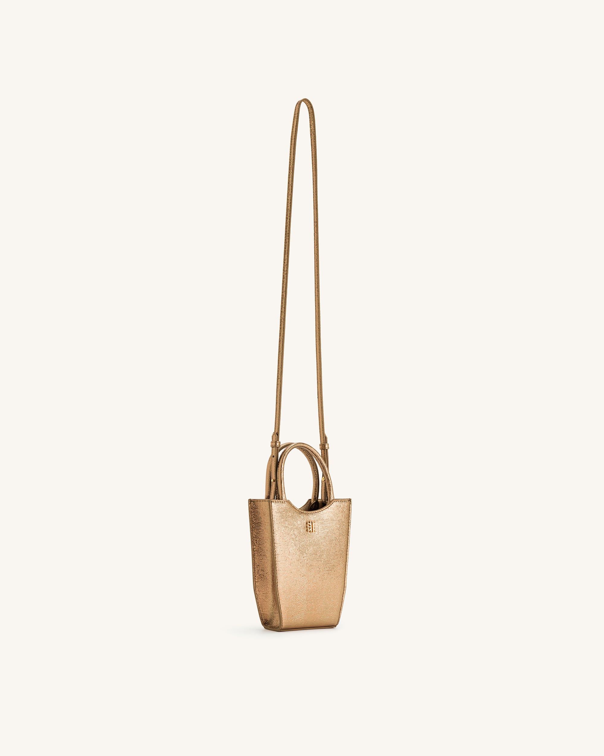 FEI Metallic Phone Bag - Ancient Gold Lizard-Mesadic