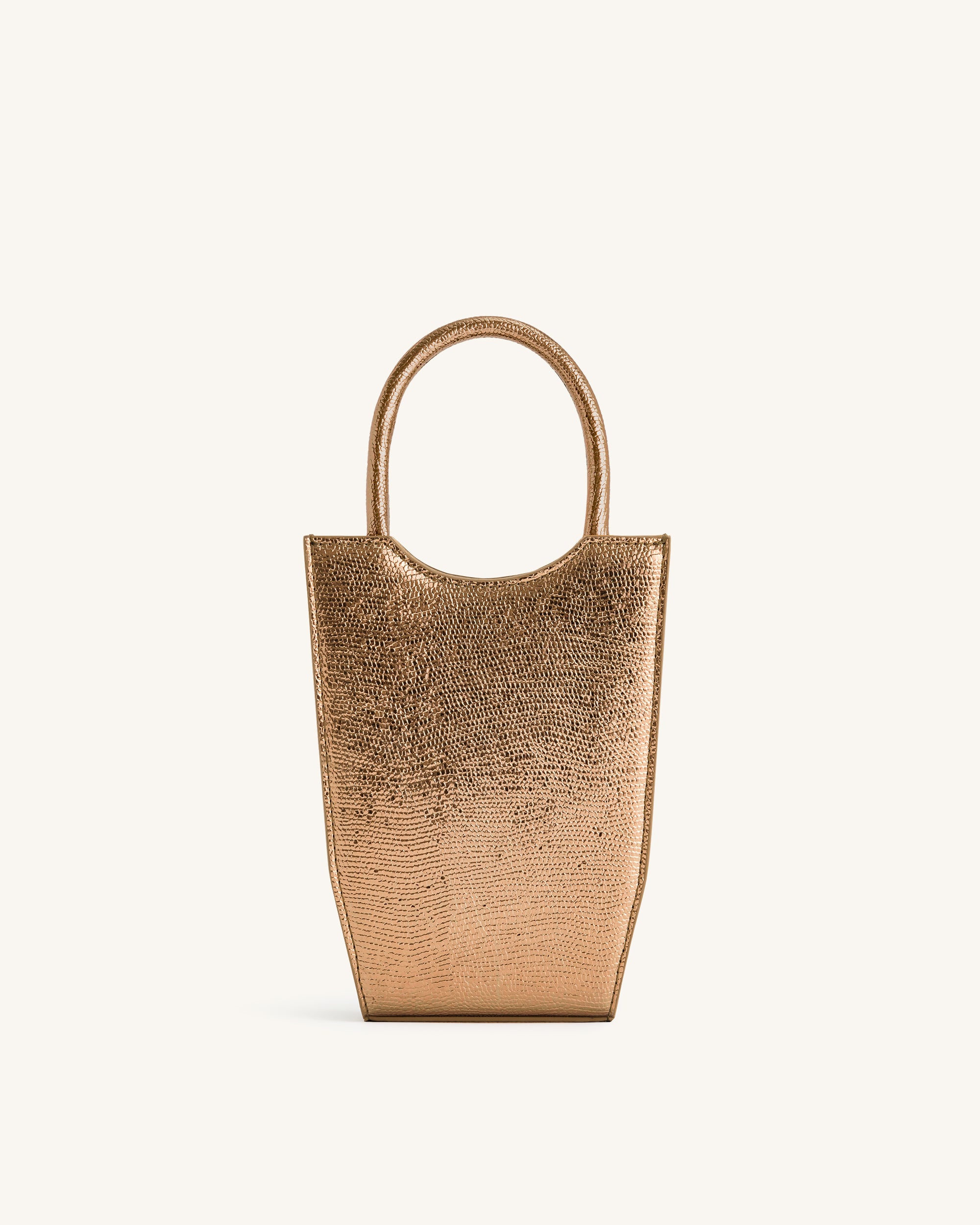 FEI Metallic Phone Bag - Ancient Gold Lizard-Mesadic