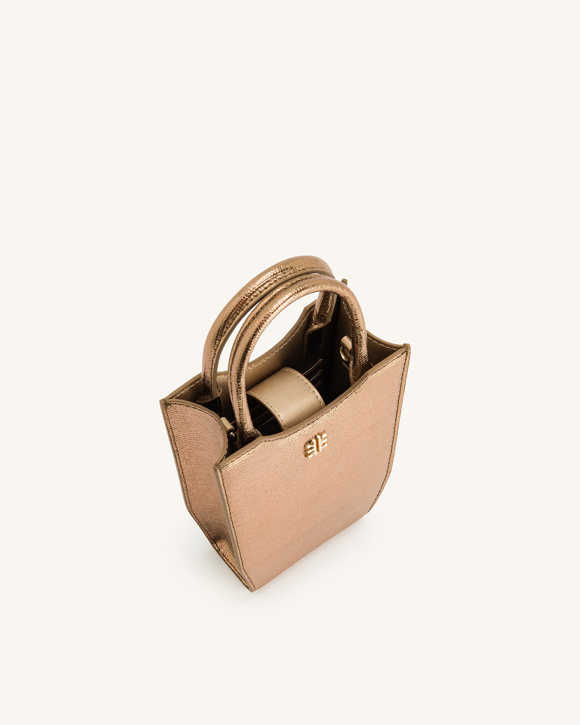 FEI Metallic Phone Bag - Ancient Gold Lizard-Mesadic