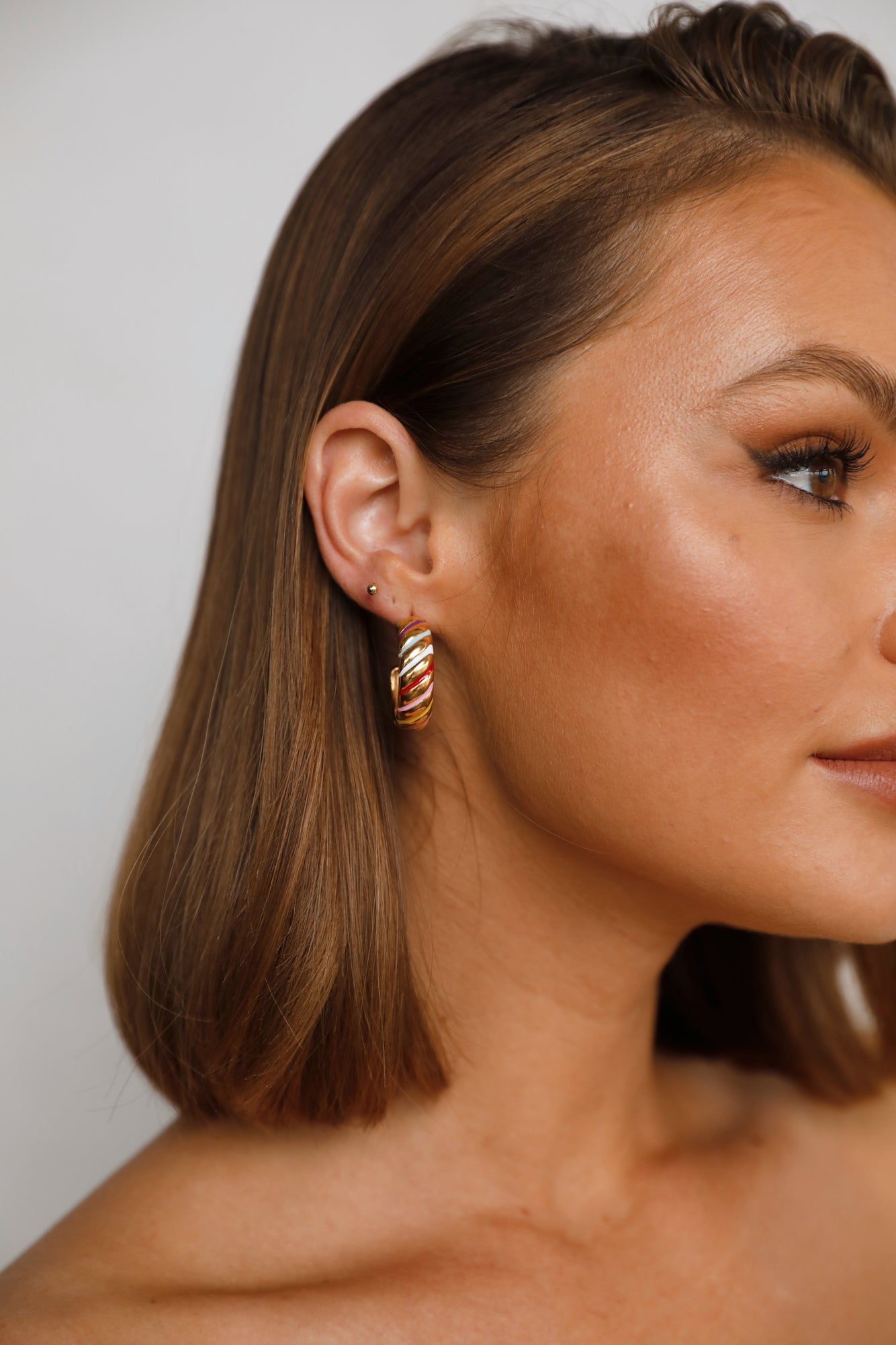 18K Gold Plated Liquorice Dreams Earrings-CALLISTARI