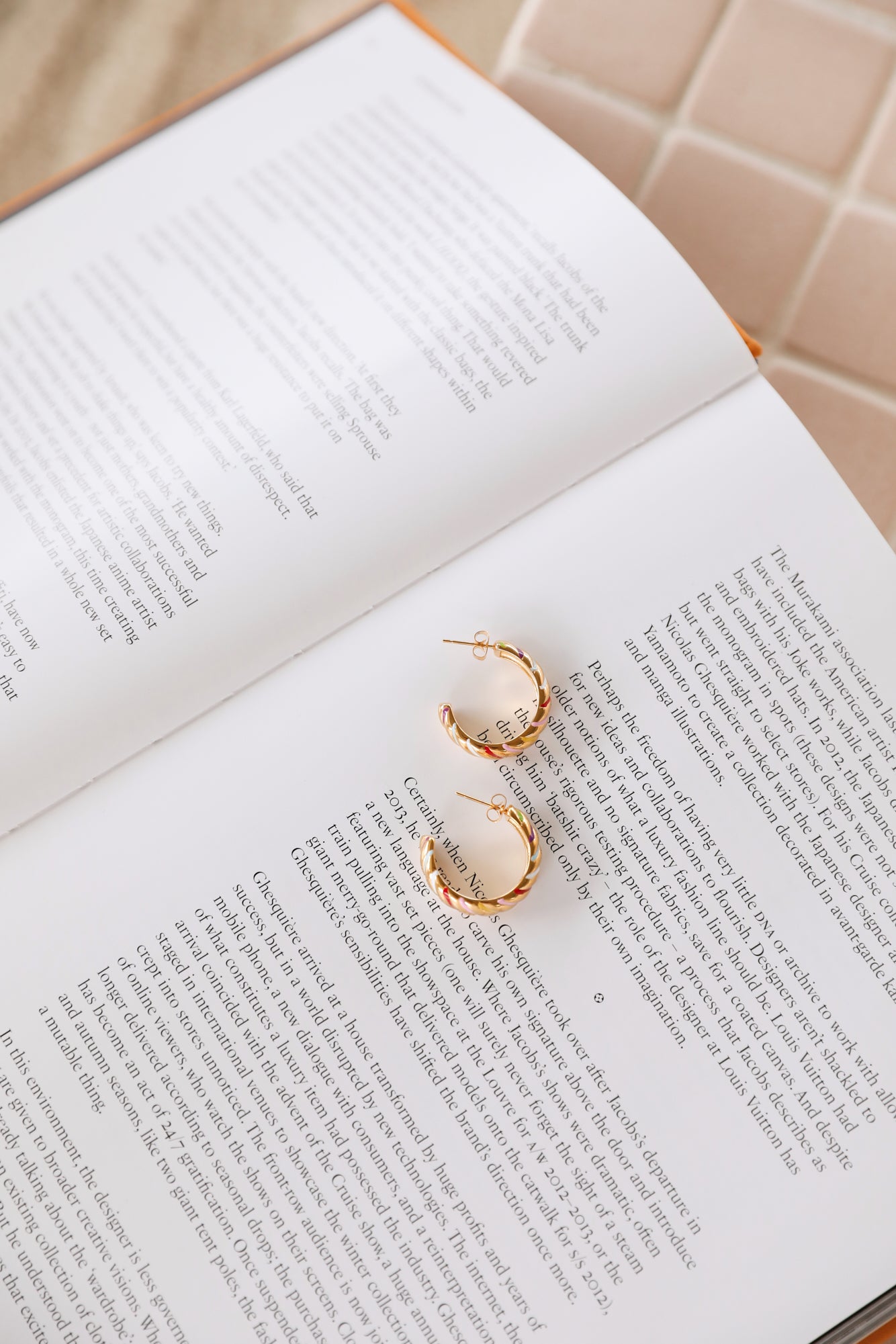 18K Gold Plated Liquorice Dreams Earrings-CALLISTARI