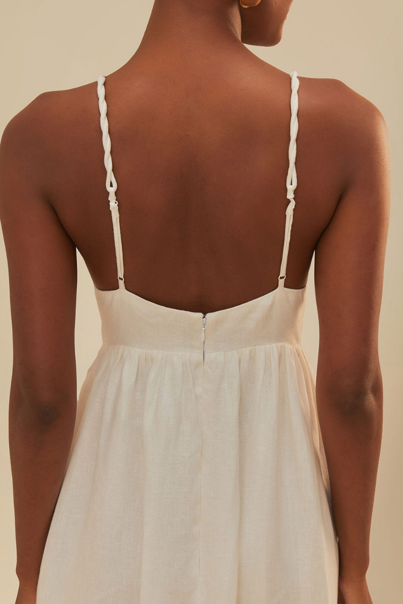 Laura Spaghetti Coconut Tree Maxi Dress-CALLISTARI