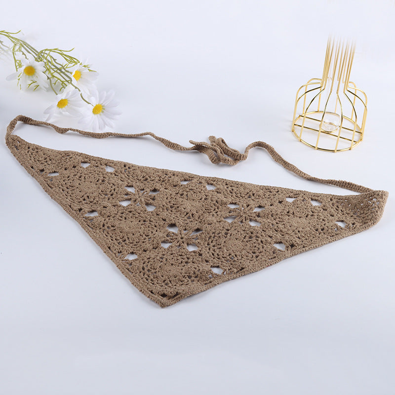 Hand Crochet Lace Bandana-CALLISTARI